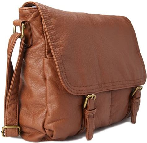 fake leather messenger bag|rugged leather messenger bag.